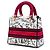 Dior White DiorAmour Medium Embroidered Canvas Graffiti Lady D Lite Bianco - vista 2
