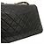 Chanel Black Medium Classic Lambskin Double Flap Schwarz - Ansicht 10