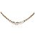 Collana con pendente Dior Gold placcata oro con logo CD e strass D'oro - vista 2