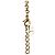 Collana con pendente Dior Gold placcata oro con logo CD e strass D'oro - vista 3