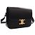 Céline Celine Black Classique Shiny Calfskin Triomphe Crossbody Nero - vista 6