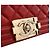 Chanel Red Old Medium Quilted Caviar Boy Flap Rosso - vista 4