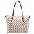 Louis Vuitton White Damier Azur Totally MM Weiß