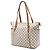 Louis Vuitton White Damier Azur Totally MM Weiß - Ansicht 2