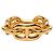 Hermès Gold Vergoldeter Regate Schalsring Golden