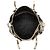 Borsa Gucci Black Coated Canvas Bamboo Dialux Pop Nero - vista 4
