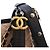 Chanel Gabrielle Hobo in pelle di vitello invecchiata trapuntata marrone Small Beige - vista 7