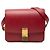 Céline Celine Red Small Calfskin Classic Box Rosso