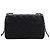 Chanel Black Mini CC Matelassé Lambskin Lucido Half Flap Nero - vista 4