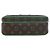 Sac Messenger Louis Vuitton Marron Monogram Macassar S Lock - vue 5