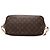 Louis Vuitton Marrone Monogram Neverfull MM - vista 3
