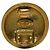 Orecchini Chanel Gold CC placcati oro tondi con clip D'oro - vista 3