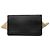 Céline Borsa Celine Black Medium Tricolor in Calfskin e Canvas Trapeze Nero - vista 3