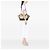 Céline Borsa Celine Black Medium Tricolor in Calfskin e Canvas Trapeze Nero - vista 8