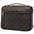 Louis Vuitton Pochette Metis Monogram Marrone - vista 2
