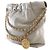 Chanel White Mini Shiny Calfskin 22 Hobo Bianco - vista 3