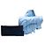 Sac bandoulière Saddle en tissu technique Dior Blue ERL Oblique Mirage Bleu Bleu clair - vue 7