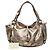 Céline Celine Hobo Bittersweet in pelle di vitello metallizzata oro D'oro - vista 7