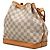 Louis Vuitton Noe BB en Damier Azur blanco - vista 2