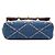 Borsa Valentino Blue Medium Denim Roman Stud - vista 3