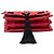 Borsa a tracolla Saint Laurent Red Suede Monogram Fetish Tassel Rosso - vista 3