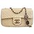 Chanel Gold Small Micro Quilted Metallic Lambskin Coin Flap D'oro
