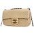 Chanel Gold Small Micro Quilted Metallic Lambskin Coin Flap D'oro - vista 2