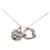 Collier pendentif Cordage Rope en argent palladium Hermès Argenté  - vue 2