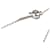 Collier pendentif Cordage Rope en argent palladium Hermès Argenté  - vue 5