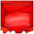 Luggage Céline Borsa Tote Celine Orange Mini in pelle di vitello liscia Rosso Arancione - vista 4