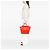 Luggage Céline Borsa Tote Celine Orange Mini in pelle di vitello liscia Rosso Arancione - vista 6