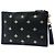 Clutch Bee Star in pelle di vitello nera Gucci Nero - vista 2