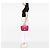 Borsa Messenger Prada Pink Vitello Daino Push Lock Double Buckle Rosa - vista 6