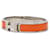 Bracelet Clic H Hermès en émail orange étroit PM  - vue 2