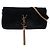 Borsa Saint Laurent Kate 99 Monogram in scamosciato nero