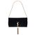 Borsa Saint Laurent Kate 99 Monogram in scamosciato nero - vista 7
