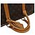 Louis Vuitton Marrone Monogram Keepall Bandouliere 50 - vista 13