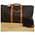 Louis Vuitton Marrone Monogram Keepall Bandouliere 50 - vista 15