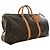 Louis Vuitton Marrone Monogram Keepall Bandouliere 50 - vista 2