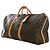 Louis Vuitton Marrone Monogram Keepall Bandouliere 50 - vista 3