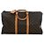 Louis Vuitton Marrone Monogram Keepall Bandouliere 50 - vista 4