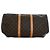 Louis Vuitton Marrone Monogram Keepall Bandouliere 50 - vista 5