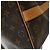 Louis Vuitton Marrone Monogram Keepall Bandouliere 50 - vista 7