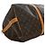 Louis Vuitton Marrone Monogram Keepall Bandouliere 50 - vista 9