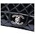 Wallet On Chain Portafoglio con Catena Chanel Black CC Quilted Patent East West Nero - vista 5
