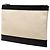 Clutch Balenciaga in tela marrone e blu navy con chiusura a clip M - vista 2