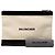 Clutch Balenciaga in tela marrone e blu navy con chiusura a clip M - vista 8