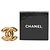Broche Chanel Gold CC acolchado chapado en oro Dorado - vista 4