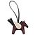 Charm per borsa Hermès Rodeo Pegase PM in agnello Red Milo e Swift Grigri Rosso Bordò - vista 2