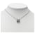 Pendentif Pop H en émail argenté palladium Hermès  - vue 6